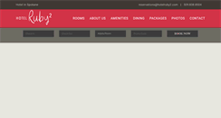 Desktop Screenshot of hotelruby2.com